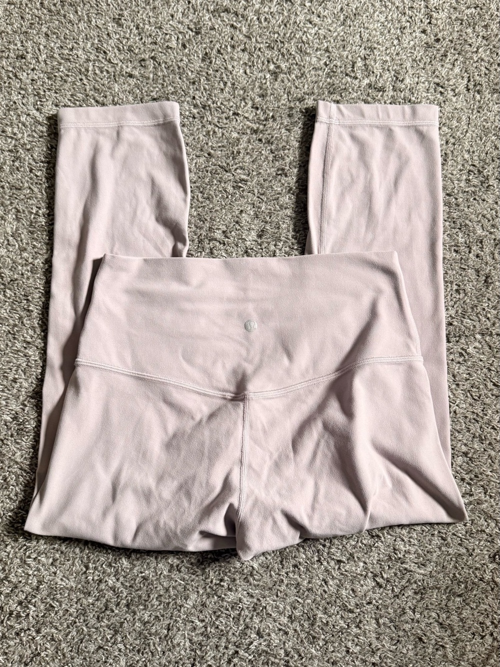 Lululemon Align High-Rise Crop 21” Leggings Bundle Size 8 Pink Mist & Red Nulu - Picture 6 of 8